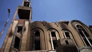 حريق كبير يوقع عشرات الضحايا داخل كنيسة مصرية