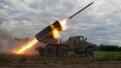 هجوم صاروخي روسي على أهداف أوكرانية