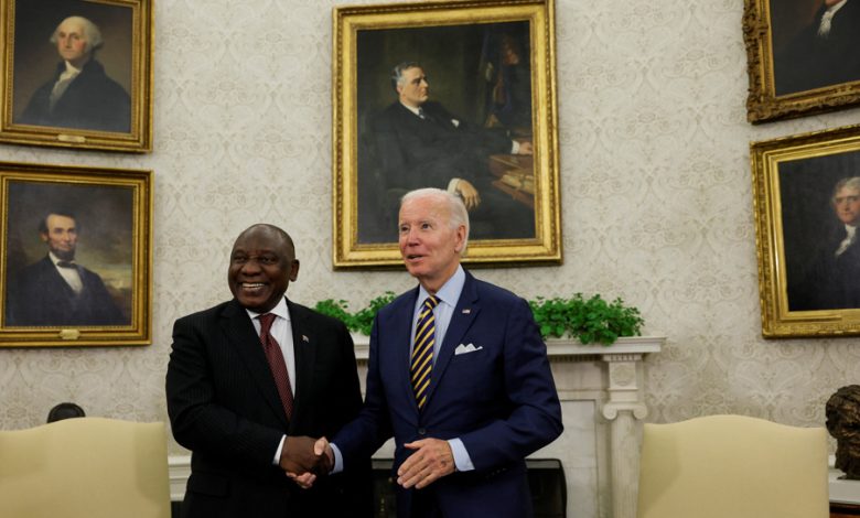 Joe Biden Cyril Ramaphosa