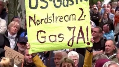 مظاهرات في المانيا من اجل الغاز الروسي