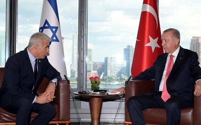 Yair Lapid Erdogan l'Iran