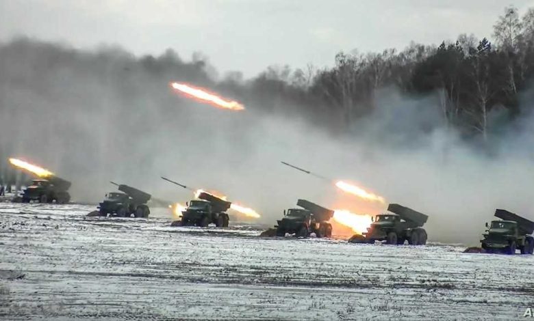 هجوم روسي كثيف على منشآت الطاقة والأهداف العسكرية الأوكرانية
