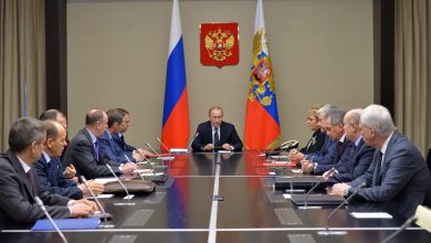 بوتين سجتمع بالأعضاء الدائمين في مجلس الأمن الروسي