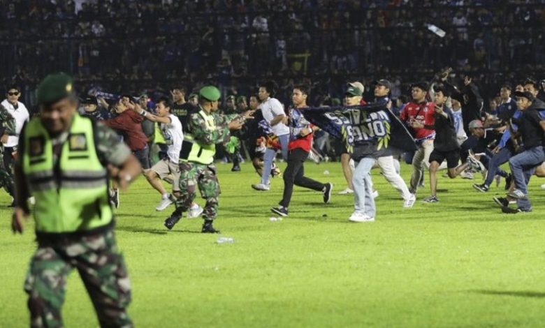 Indonésie match de football