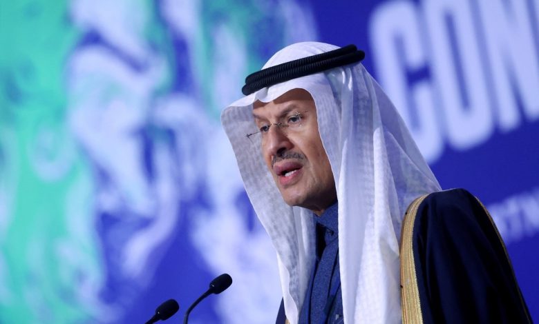 Le ministre saoudien de l'énergie