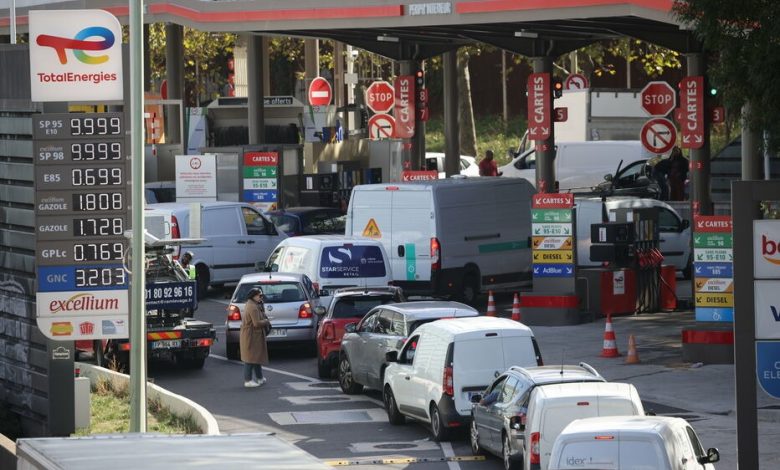 Pénurie de carburant France