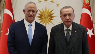 غانتس مع أردوغان