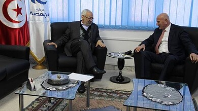 الغنوشي ونجيب الشابي