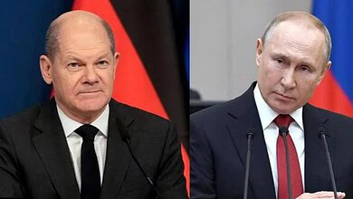 شولتس وبوتين