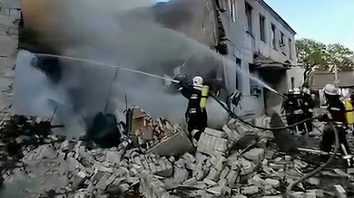 قصف روسي على مدينة أوديسا الأوكرانية