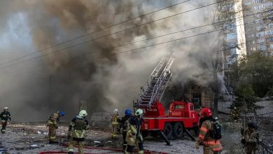 L'armée russe frappes Kyiv