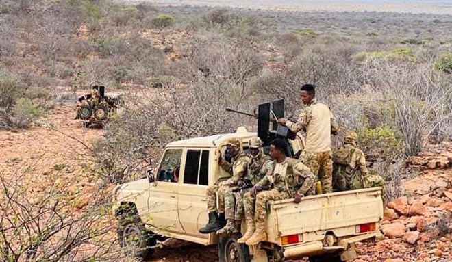 Les forces somaliennes