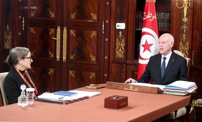 الرئيس التونسي ورئيسة الحكومة