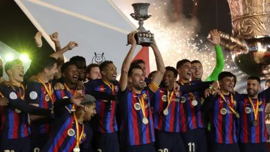 برشلونة يتوّج بطلاً لكأس السوبر الاسبانية