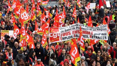 احتجاجات في فرنسا ضد قانون التقاعد