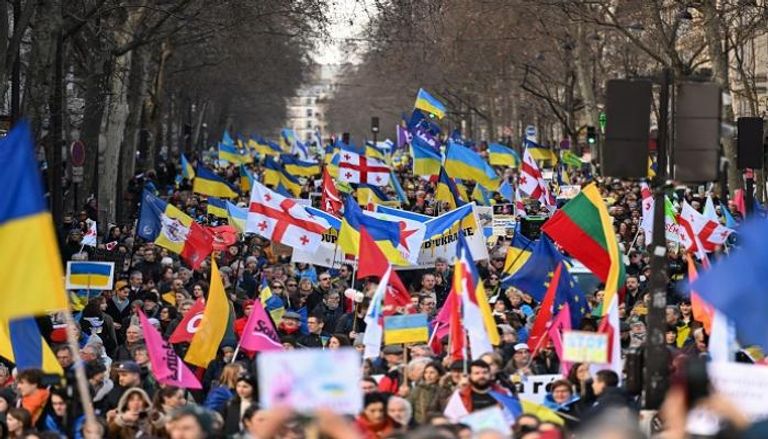 عدوى التظاهرات المناهضة لتزويد أوكرانيا بالأسلحة تنتشر في أوروبا