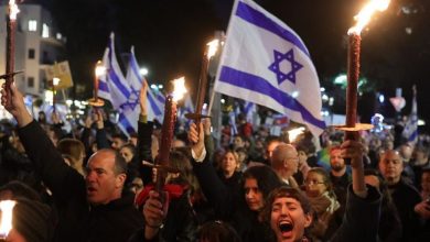 تظاهرات ضخمة في إسرائيل مناهضة لسياسات حكومة نتنياهو الفاشية