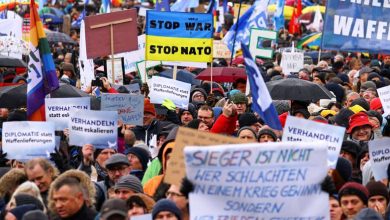 Allemagne: Une manifestation contre la fourniture d'armes à l'Ukraine