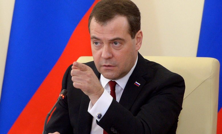 Dmitri Medvedev la Crimée