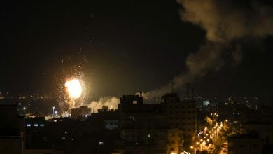 الطيران الحربي الاسرائيلي يشنّ غارات جوية عنيفة على غزة