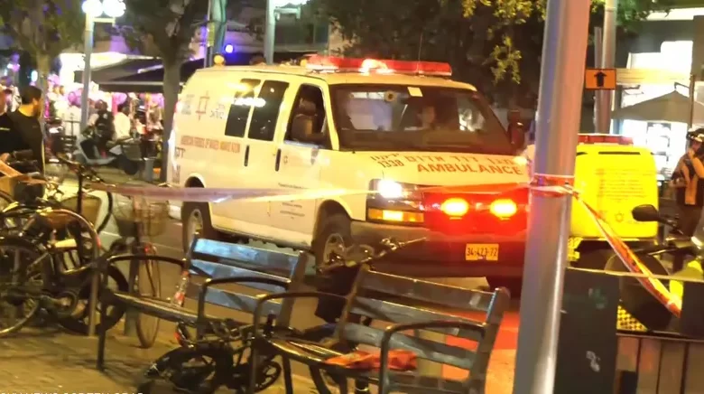 إصابة خمسة إسرائيليين بنيران فلسطينية في تل أبيب