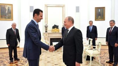 Le président syrien Russie
