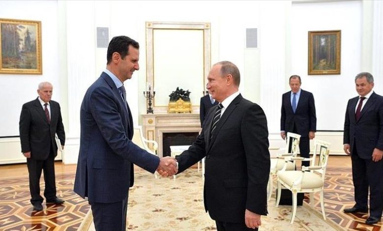 Le président syrien Russie