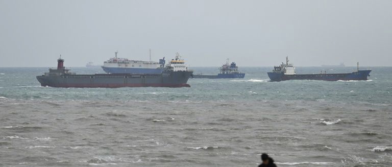 La Chine navires de guerre Taïwan