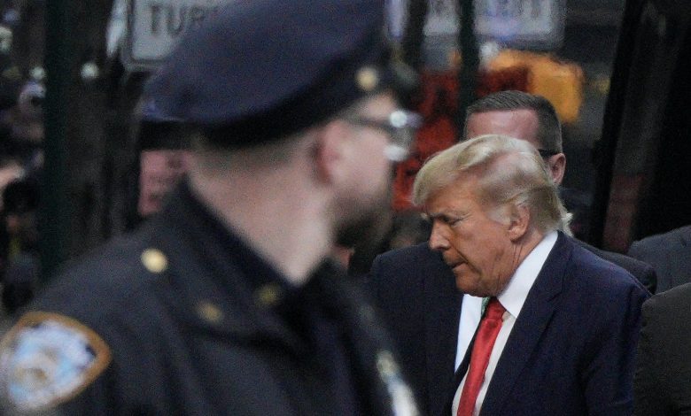 Trump comparaît devant le tribunal pénal de Manhattan