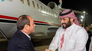 بن سلمان والسيسي