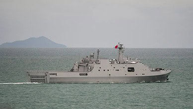 جانب من مناورات صينية