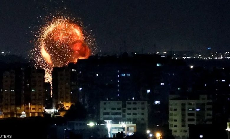 عدوان جوي إسرائيلي على غزة شاركت فيه 40 طائرة حربية
