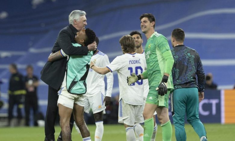 Ancelotti : Une chance d'avoir un gardien comme lui ( Courtois)