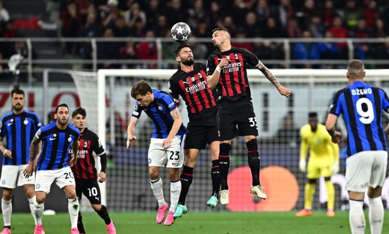 Ligue des champions: L'Inter Milan a battu l'AC Milan en demi-finale aller
