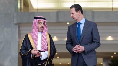 الأمير فيصل بن فرحان وبشار الأسد