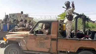 مقاتلون من الدعم السريع في الخرطوم