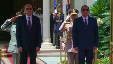 الرئيسان المصري والموريتاني