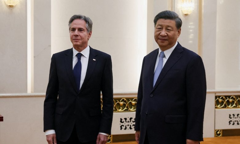 بلينكن يؤكد للزعيم الصيني أن الولايات المتحدة لا تدعم استقلال تايوان