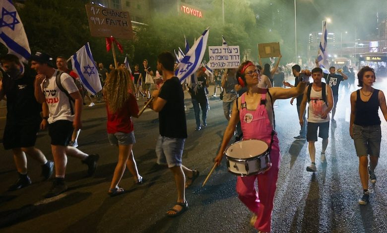 استمرار التظاهرات ضد "خطة التعديلات القضائية" في إسرائيل