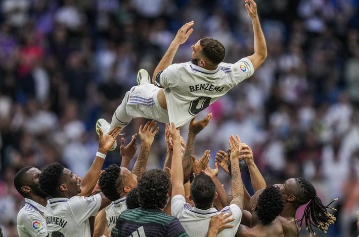 Karim Benzema marque pour son dernier match avec le Real Madrid