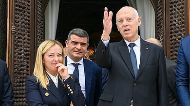 قيس سعيد وجورجيا ميلوني