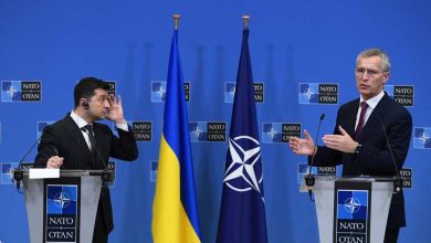 أمين عام الناتو والرئيس الأوكراني