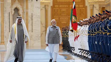 الشيخ محمد بن زايد وناريندرا مودي