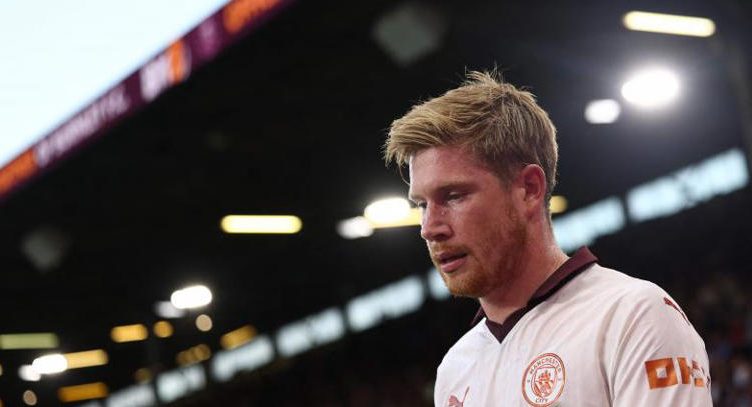 Kevin De Bruyne se blesse à nouveau et manquera plusieurs semaines de compétition