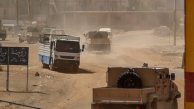 عربات مدرعة تابعة للجيش السوداني