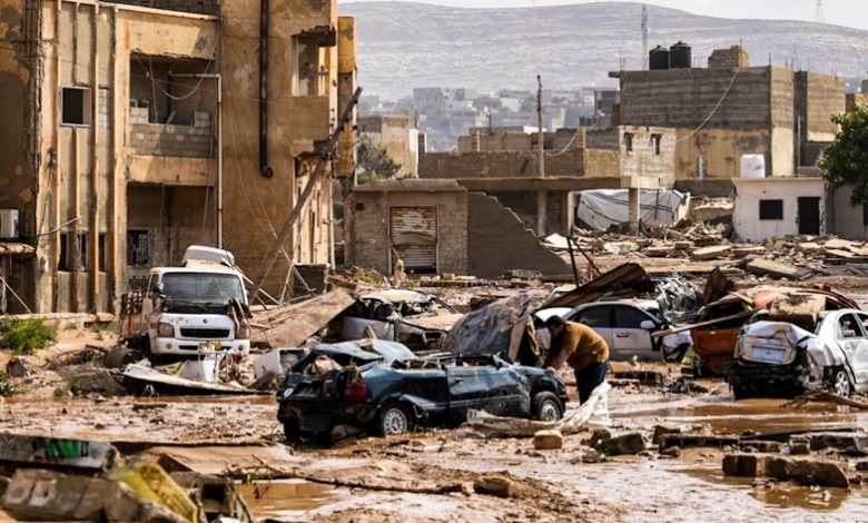 إعصار دانيال يتسبب بأوضاع كارثية في ليبيا