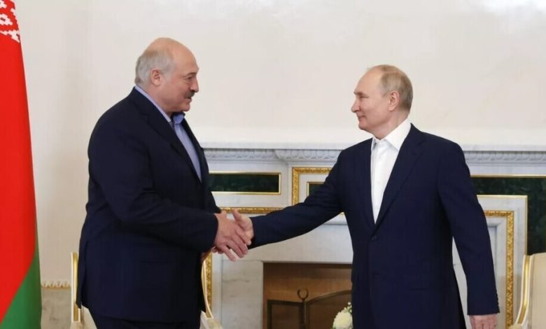 بوتين مع لوكاشينكو