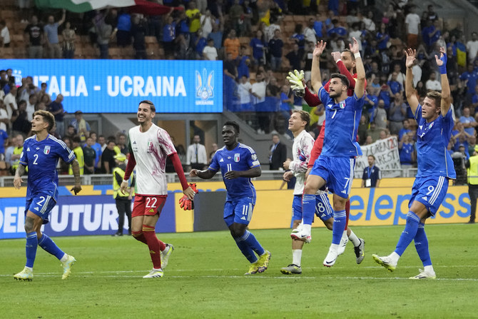 Italy beat Ukraine