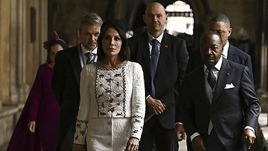 Wife of deposed Gabonese president