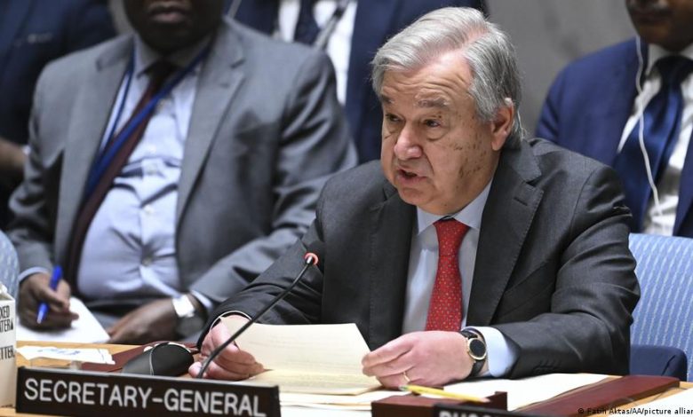 UN Secretary-General Antonio Guterres